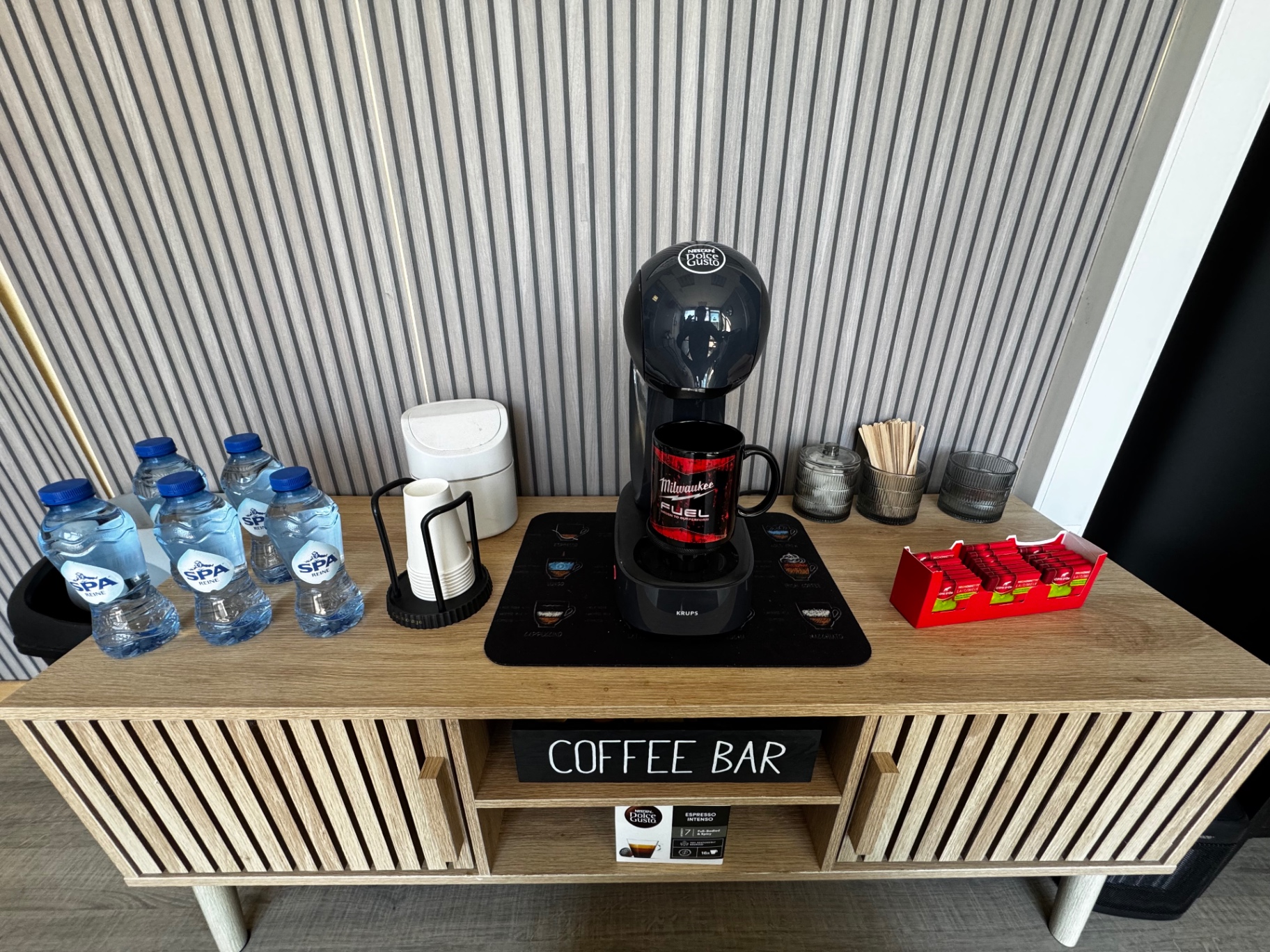 Café et boissons pour clients IK Motor